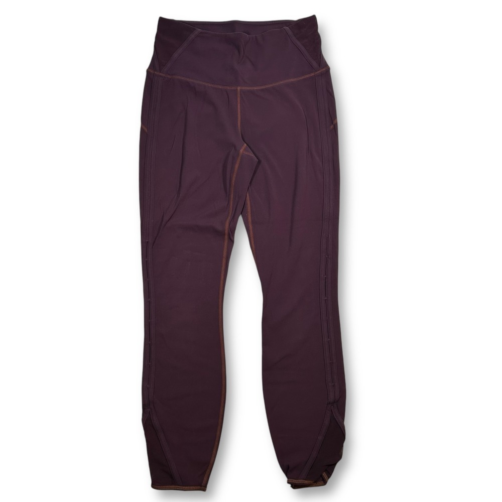 Athleta Leggings Maroon Athletic Workout Pants Womens‎ Small